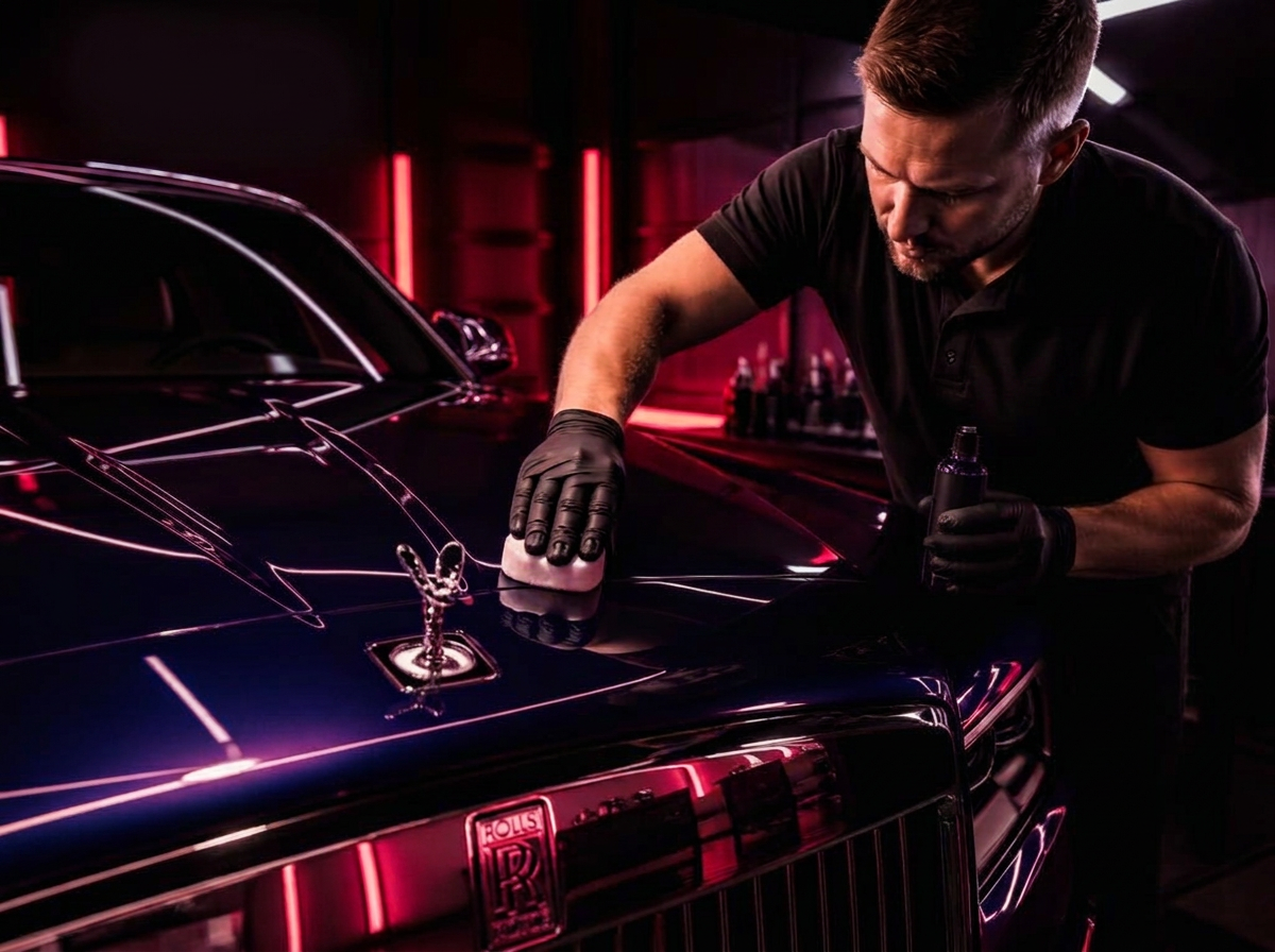 Ceramic coating application